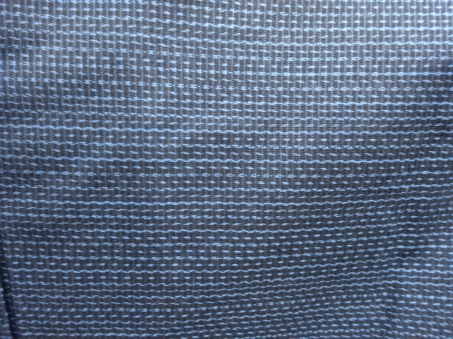 JAPANESE KIMONO / ANTIQUE MENS ENSEMBLE KIMONO / DORO OSHIMA TSUMUGI